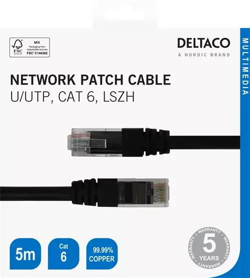 Networking cable Deltaco 00210012 Photo 3