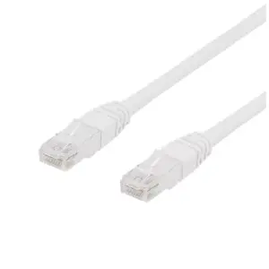 Networking Cable Deltaco 00210009 RJ-45 Cat6 2 m White