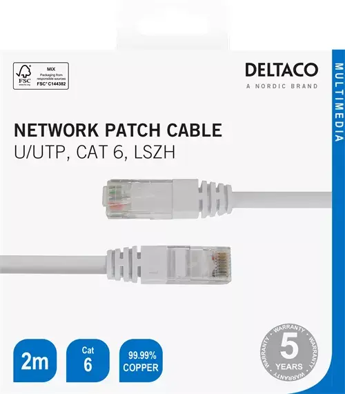 Networking Cable Deltaco 00210009 Photo 3