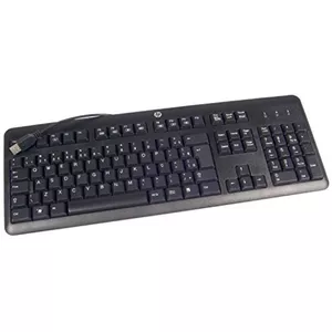 HP 672647-033 tastatūra USB QWERTY Britu angļu valoda Melns