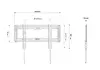 Multibrackets M OLED Super Slim Fixed TV sienas stiprinājums Photo 13
