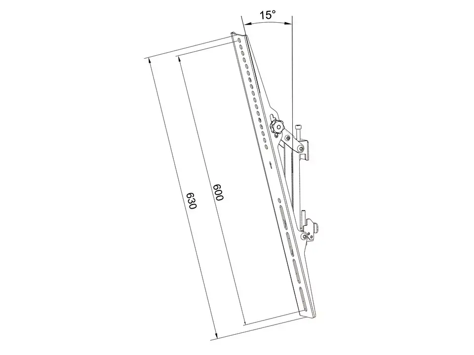 MULTIBRACKETS M Pro Series Tilt Arms 600 mm Photo 2