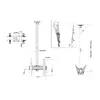 Griestu stiprinājums Multibrackets M Pro MBC1UX2 Photo 13