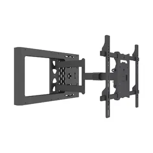 TV Wall Arm Mount MULTIBRACKETS M Hospitality Flexarm with STB Enclosure, 37–70", 45 kg, VESA up to 400x400, Black