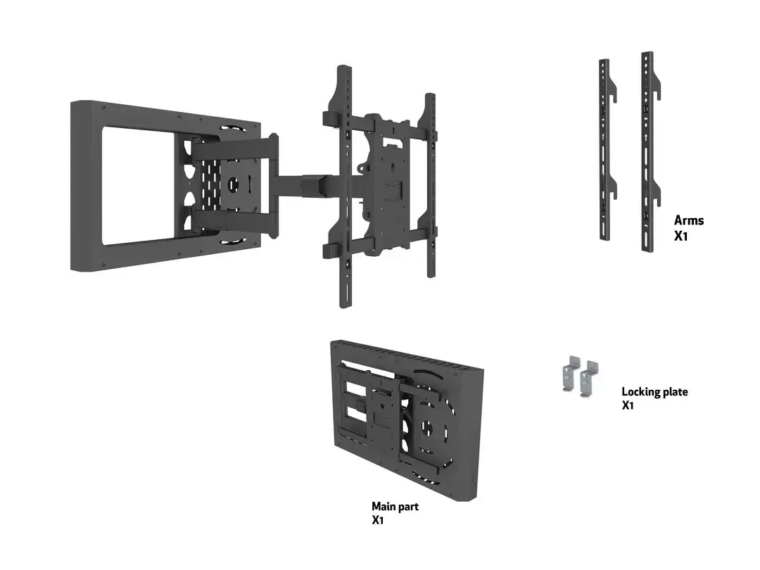 MULTIBRACKETS M Hospitality Flexarm TV Wall Mount Photo 7