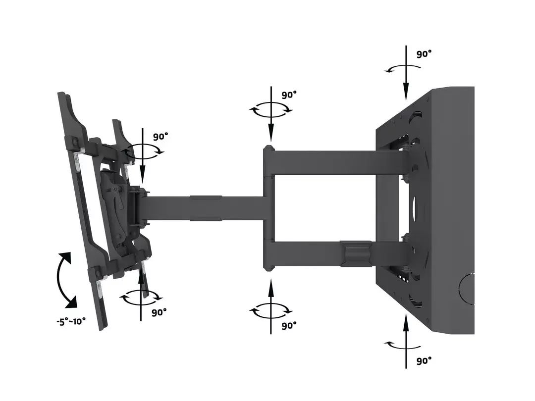 MULTIBRACKETS M Hospitality Flexarm TV Wall Mount Photo 14