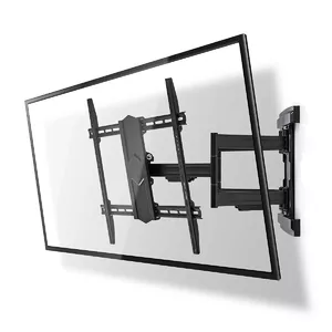 TV wall mount Nedis TVWM6570BK for 43"–90" screens, up to 70 kg, VESA 400x200–800x600, tilt 0–17°, black