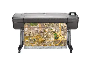 HP Designjet Z6dr 44-in PostScript Printer with V-Trimmer, Thermal inkjet, 2400 x 1200 DPI, Gigabit Ethernet, 500 GB HDD, Black and Silver
