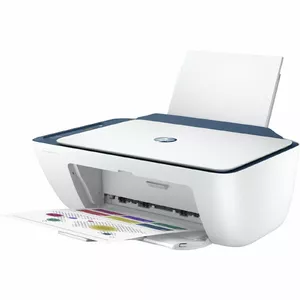 HP DeskJet 2721e All-in-One Printer – Print: up to 7.5 ppm black and 5.5 ppm colour; Up to 1200 x 1200 dpi black, up to 4800 x 1200 optimised dpi colour; up to 1,000 pages per monthly duty cycle; 1 USB port; Instant Ink ready
