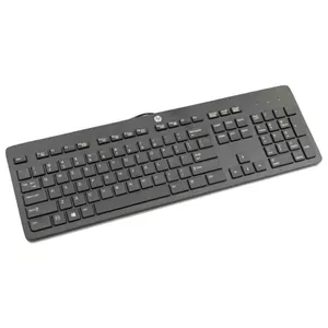 Wired HP keyboard 803181-071 Full-size USB QWERTY Spanish Black Mechanical — Office