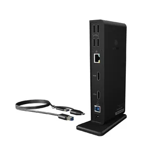 Doku stacija ICY BOX IB-DK2251AC USB 3.2 Gen 2 Type-A Melna