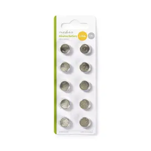 Vienreizējā baterija Nedis BAAKLR4410BL LR44 Alkaline 12mm