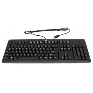 Keyboard HP 672647-093 Universal USB Norwegian Black