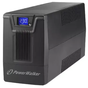 PowerWalker VI 600 SCL Line-Interactive Uninterruptible Power Supply 0.6 kVA 360 W Type F AC Outlets LCD Display Tower