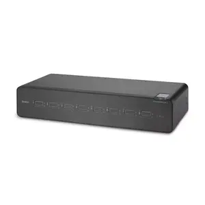 KVM switch Belkin F1DN208KVM-UN-4 — 8-port dual-head HDMI/DisplayPort, USB keyboard & mouse, 4K@60Hz, rack-mount, black
