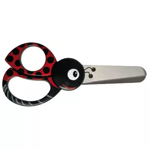 Ножницы Fiskars 1004612 прямого реза для детей — одиночные, лезвие нержавеющая сталь, чёрная ручка