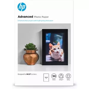 Fotopapīrs HP Advanced 250 g/m2 10 x 15 cm 100 lapas