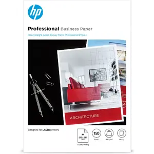 Spīdīga biznesa papīra loksne A4 200 g/m² – HP Professional, 150 loksnes