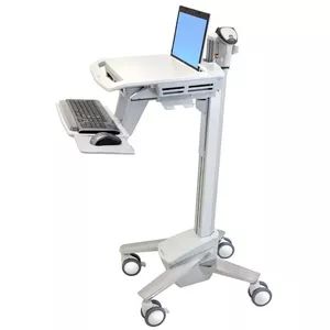 Multimedia cart Ergotron StyleView EMR Laptop Cart SV40 Aluminium Grey White