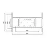 Extension kit Multibrackets M VESA Extension kit Tilt & Turn 800x400 Photo 3