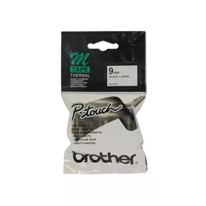 Tape cartridge Brother MK221 — Black on white M tape, 9 mm x 8 m, 1 pc