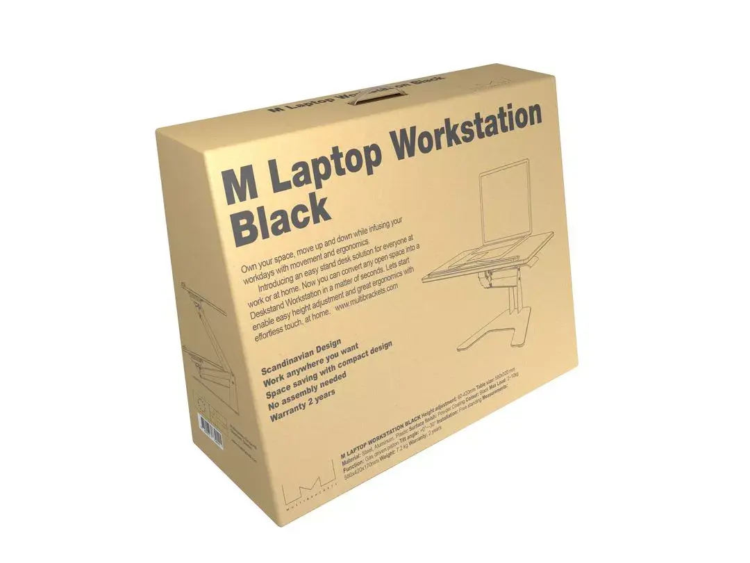 Multibrackets M Laptop Workstation Black Laptop Stand Photo 23