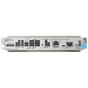 Tīkla pārvaldības modulis HP 5400R zl2 Management Module — izmēri 206.5×261.6×35.5 mm, svars 0.48 kg