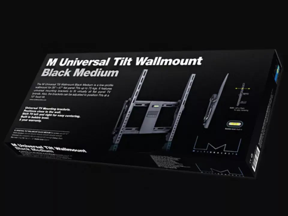 Sienas stiprinājums Multibrackets M Universal Tilt Black Large Photo 17