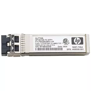 HPE 8Gb Short Wave Fibre Channel SFP+ 1 Pack Transceiver tīkla raiduztvērēja modulis Optiskā škiedra 8000 Mbit/s SFP+