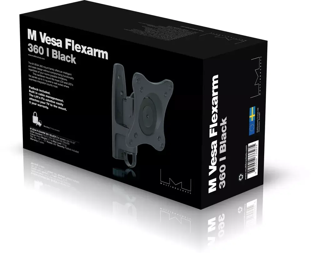 Montāžas kronšteins Multibrackets M VESA Flexarm 360 I Black Photo 14