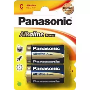 PANASONIC - BRONZE BATTERY C LR14 2 UNITS