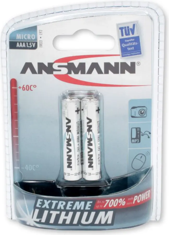 Vienreizējā baterija Ansmann Micro AAA/FR03, 5021013