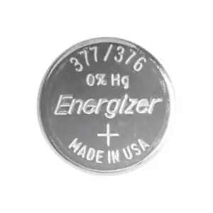 Vienreizējā baterija Energizer 377/376 sudraba-oksīda 1,55 V, 1 gab.
