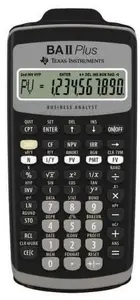 Finanšu kalkulators Texas Instruments BAII PLUS PROFESSION TI-BAII Plus Pro, profesionālās finanšu funkcijas