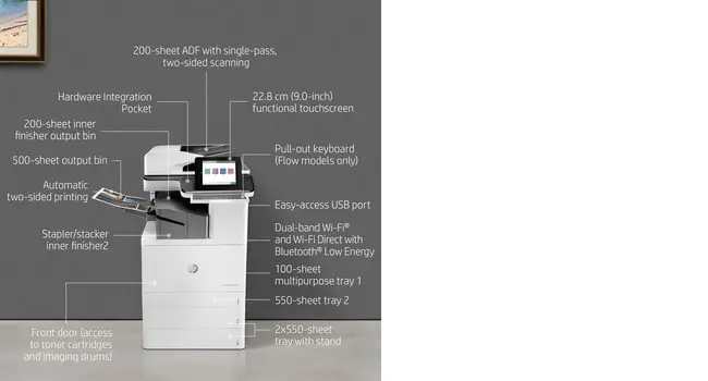 МФУ HP Color LaserJet Enterprise Flow MFP M776zs Photo 6