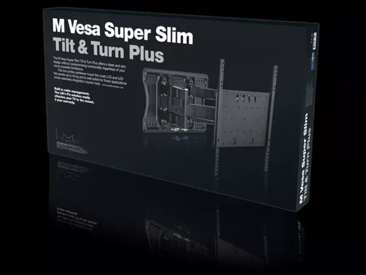 Montāžas kronšteins Multibrackets M VESA Super Slim Tilt & Turn Plus Photo 10