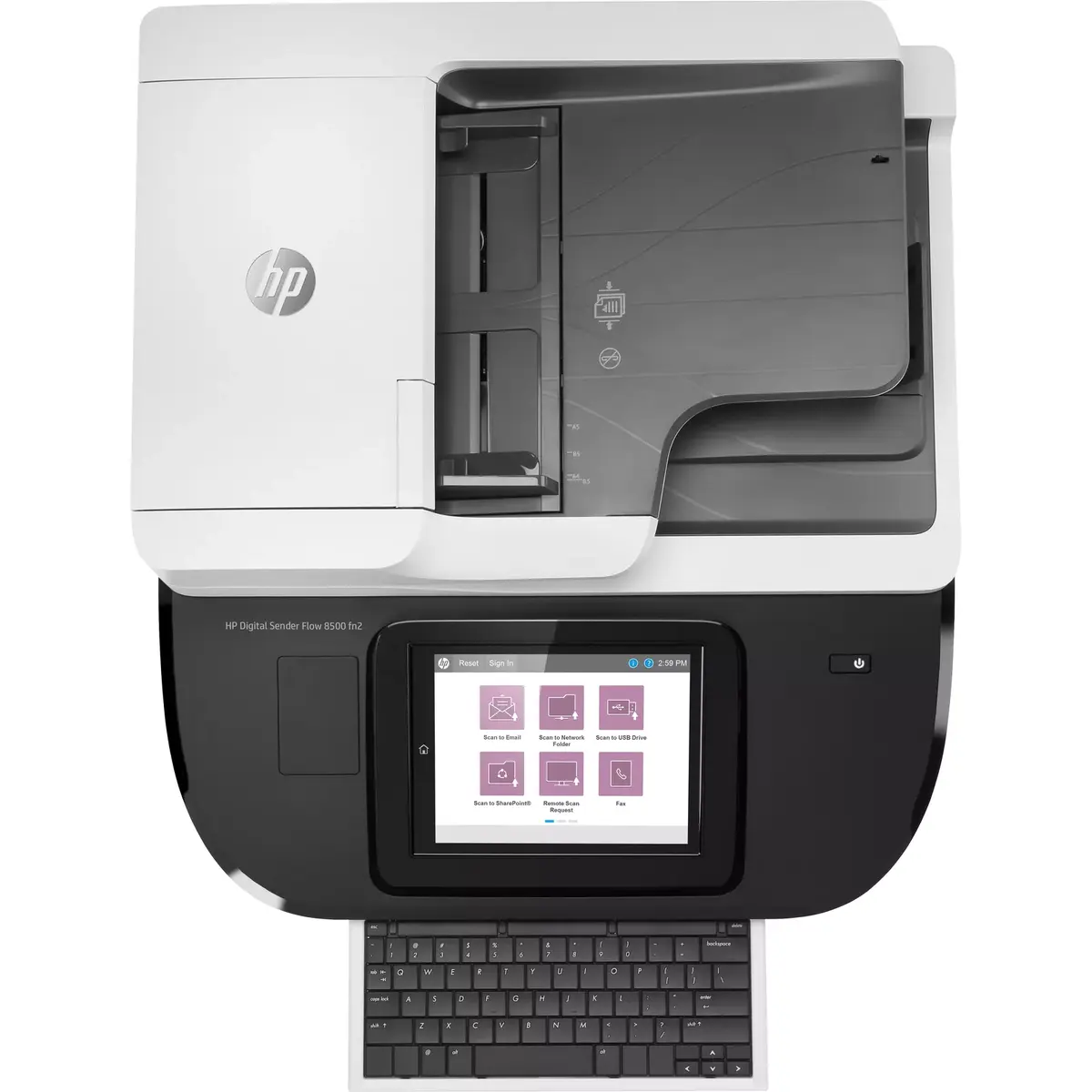 Plakanā un ADF skeneris HP Flow 8500 fn2 Photo 8