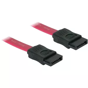 DeLOCK SATA Cable - 0.3m SATA kabelis 0,3 m Sarkans