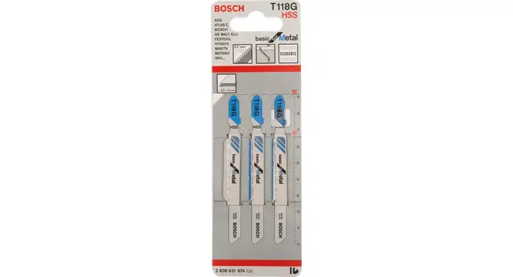 Jigsaw blade Bosch T 118 G Basic for Metal Photo 2