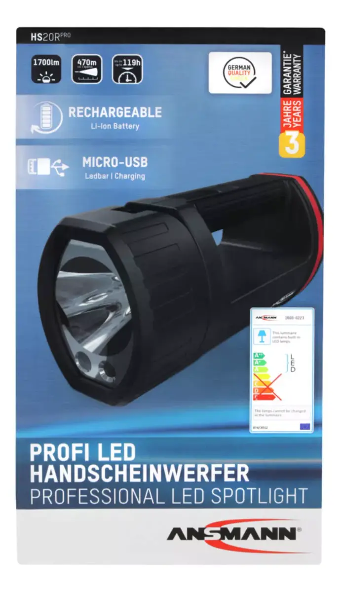 Rokas lampa Ansmann HS20R Pro Photo 4