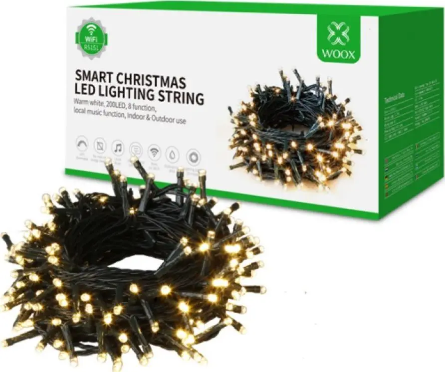 Woox R5151 гирлянда — 200 LED, 20 м Photo 7