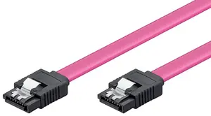 MicroConnect SAT15003C SATA Kabelis 0.3 m SATA I Vīrietis pret Vīrieti Violets ar Klipsi