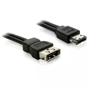 Кабель Power Over eSATA DeLOCK 84389 1м Мужской-Женский Черный