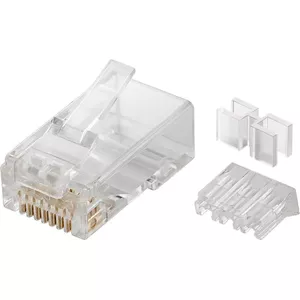 Microconnect KON505-10 vadu savienotājs RJ45 Caurspīdīgs