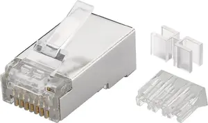 Microconnect KON506-10 Разъем RJ45 Cat6 Прозрачный 10 шт.