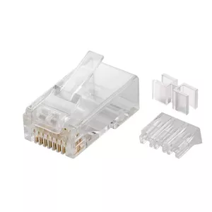 Microconnect KON511-10 vadu savienotājs RJ45 Caurspīdīgs