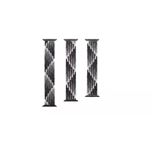 Band Zagg GEAR4 Braided Bands for Apple Watch 41/40/38mm — FG MD Storm (Black/Grey/White)