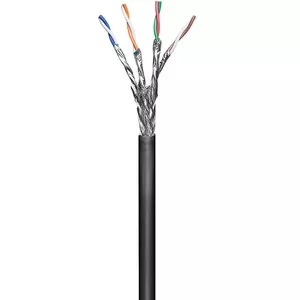 Tīkla kabelis Microconnect KAB024-100 RJ45 Cat6 100 m Melns
