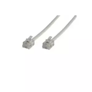 Телефонный кабель Microconnect MPK110 RJ12 RJ12 10м Белый
