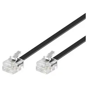 Telephone Cable Microconnect MPK182 RJ-11 RJ-11 2m Black